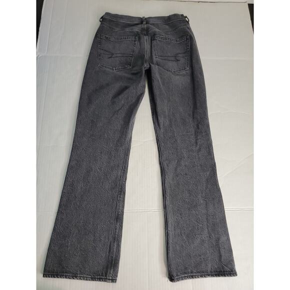 AMERICAN EAGLE Jeans Womens Sz 4 Short 90'S Bootcut Relaxed Gray Y2K - Picture 3 of 9